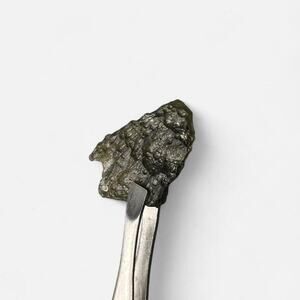 Moldavite green meteorite crystal